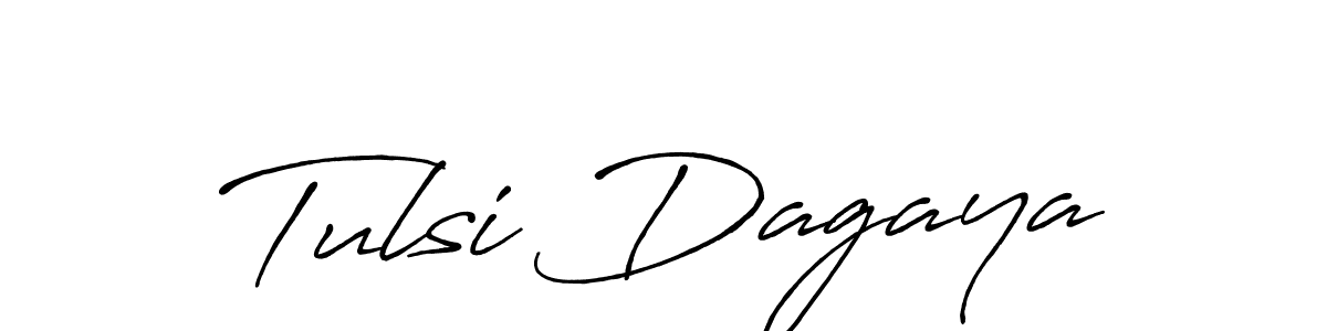You can use this online signature creator to create a handwritten signature for the name Tulsi Dagaya. This is the best online autograph maker. Tulsi Dagaya signature style 7 images and pictures png
