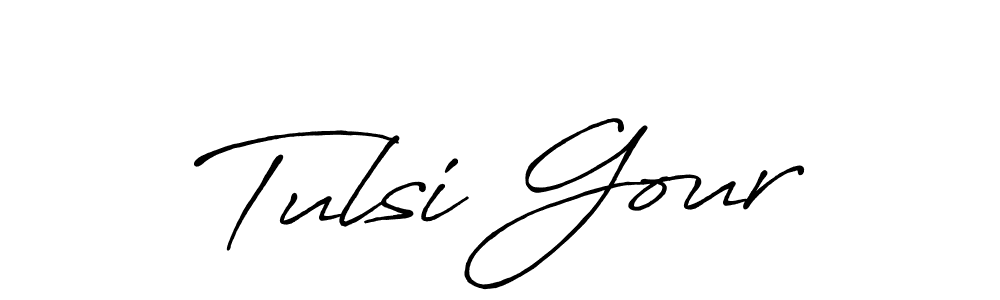 Once you've used our free online signature maker to create your best signature Antro_Vectra_Bolder style, it's time to enjoy all of the benefits that Tulsi Gour name signing documents. Tulsi Gour signature style 7 images and pictures png