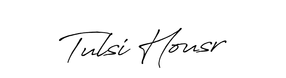 Design your own signature with our free online signature maker. With this signature software, you can create a handwritten (Antro_Vectra_Bolder) signature for name Tulsi Housr. Tulsi Housr signature style 7 images and pictures png