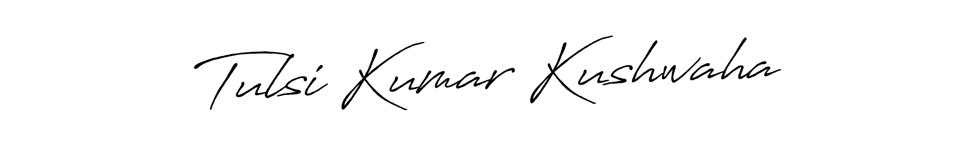 Antro_Vectra_Bolder is a professional signature style that is perfect for those who want to add a touch of class to their signature. It is also a great choice for those who want to make their signature more unique. Get Tulsi Kumar Kushwaha name to fancy signature for free. Tulsi Kumar Kushwaha signature style 7 images and pictures png