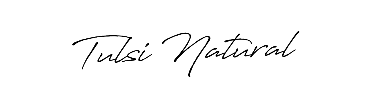 How to make Tulsi Natural signature? Antro_Vectra_Bolder is a professional autograph style. Create handwritten signature for Tulsi Natural name. Tulsi Natural signature style 7 images and pictures png