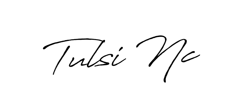 It looks lik you need a new signature style for name Tulsi Nc. Design unique handwritten (Antro_Vectra_Bolder) signature with our free signature maker in just a few clicks. Tulsi Nc signature style 7 images and pictures png