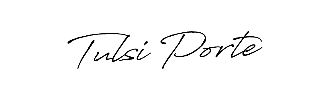 Make a short Tulsi Porte signature style. Manage your documents anywhere anytime using Antro_Vectra_Bolder. Create and add eSignatures, submit forms, share and send files easily. Tulsi Porte signature style 7 images and pictures png