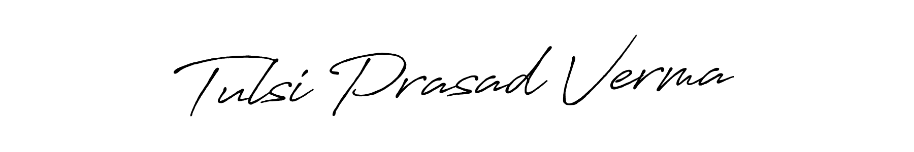 Make a beautiful signature design for name Tulsi Prasad Verma. Use this online signature maker to create a handwritten signature for free. Tulsi Prasad Verma signature style 7 images and pictures png