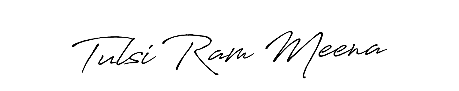 Also we have Tulsi Ram Meena name is the best signature style. Create professional handwritten signature collection using Antro_Vectra_Bolder autograph style. Tulsi Ram Meena signature style 7 images and pictures png