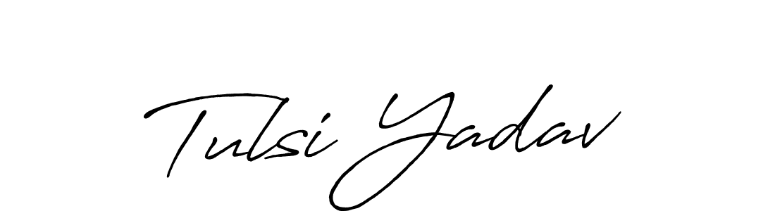 How to Draw Tulsi Yadav signature style? Antro_Vectra_Bolder is a latest design signature styles for name Tulsi Yadav. Tulsi Yadav signature style 7 images and pictures png