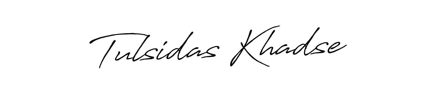 How to Draw Tulsidas Khadse signature style? Antro_Vectra_Bolder is a latest design signature styles for name Tulsidas Khadse. Tulsidas Khadse signature style 7 images and pictures png