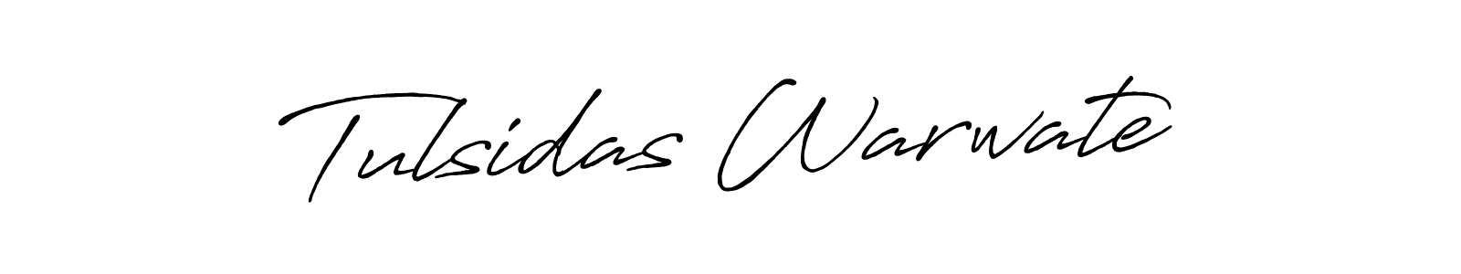 Similarly Antro_Vectra_Bolder is the best handwritten signature design. Signature creator online .You can use it as an online autograph creator for name Tulsidas Warwate. Tulsidas Warwate signature style 7 images and pictures png