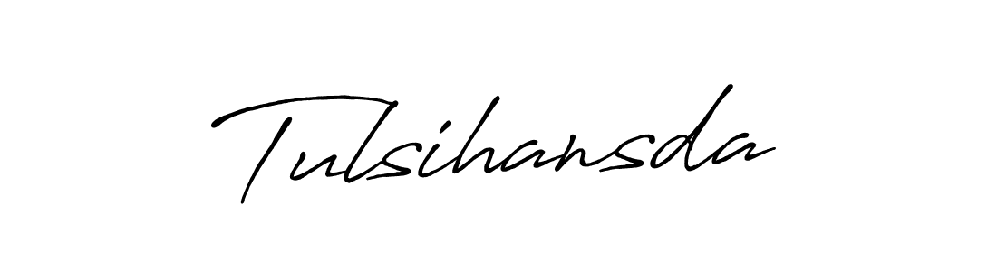 You should practise on your own different ways (Antro_Vectra_Bolder) to write your name (Tulsihansda) in signature. don't let someone else do it for you. Tulsihansda signature style 7 images and pictures png