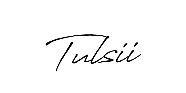 Also You can easily find your signature by using the search form. We will create Tulsii name handwritten signature images for you free of cost using Antro_Vectra_Bolder sign style. Tulsii signature style 7 images and pictures png