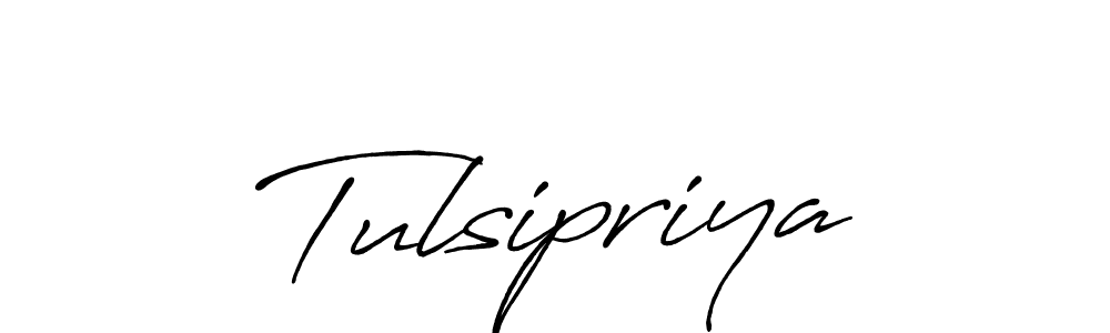 Similarly Antro_Vectra_Bolder is the best handwritten signature design. Signature creator online .You can use it as an online autograph creator for name Tulsipriya. Tulsipriya signature style 7 images and pictures png