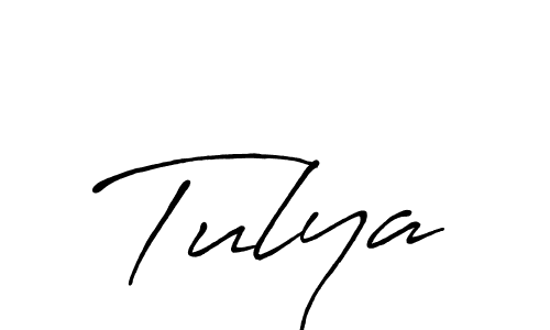 Also we have Tulya name is the best signature style. Create professional handwritten signature collection using Antro_Vectra_Bolder autograph style. Tulya signature style 7 images and pictures png