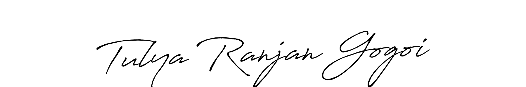 How to make Tulya Ranjan Gogoi signature? Antro_Vectra_Bolder is a professional autograph style. Create handwritten signature for Tulya Ranjan Gogoi name. Tulya Ranjan Gogoi signature style 7 images and pictures png