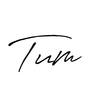 The best way (Antro_Vectra_Bolder) to make a short signature is to pick only two or three words in your name. The name Tum include a total of six letters. For converting this name. Tum signature style 7 images and pictures png
