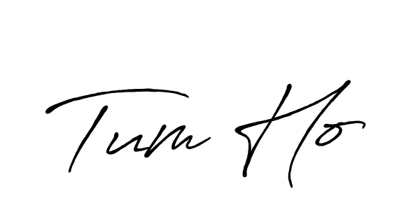 This is the best signature style for the Tum Ho name. Also you like these signature font (Antro_Vectra_Bolder). Mix name signature. Tum Ho signature style 7 images and pictures png