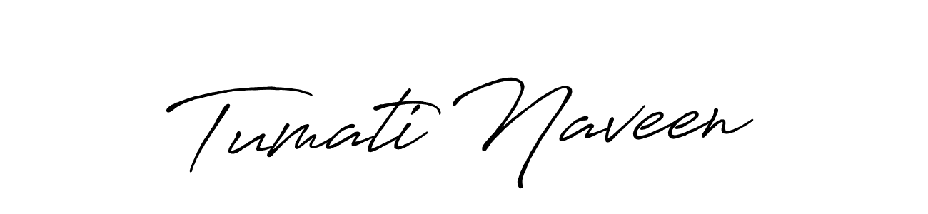 Also we have Tumati Naveen name is the best signature style. Create professional handwritten signature collection using Antro_Vectra_Bolder autograph style. Tumati Naveen signature style 7 images and pictures png