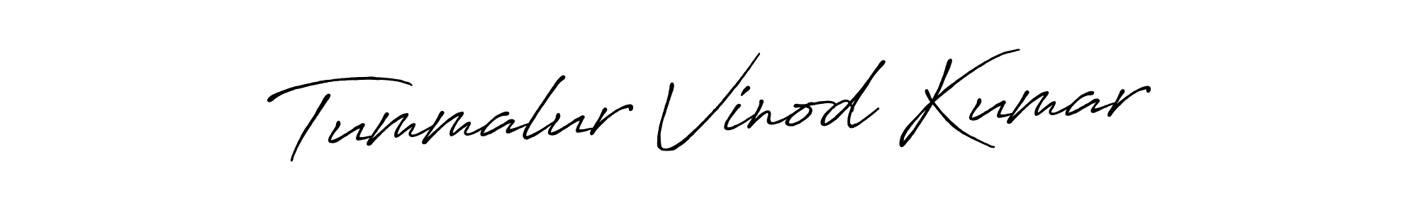 Similarly Antro_Vectra_Bolder is the best handwritten signature design. Signature creator online .You can use it as an online autograph creator for name Tummalur Vinod Kumar. Tummalur Vinod Kumar signature style 7 images and pictures png