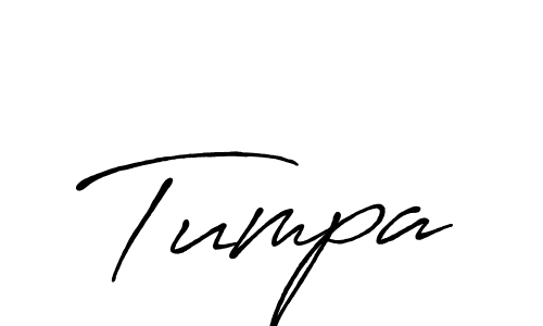 Create a beautiful signature design for name Tumpa. With this signature (Antro_Vectra_Bolder) fonts, you can make a handwritten signature for free. Tumpa signature style 7 images and pictures png