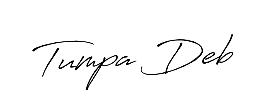 How to make Tumpa Deb signature? Antro_Vectra_Bolder is a professional autograph style. Create handwritten signature for Tumpa Deb name. Tumpa Deb signature style 7 images and pictures png