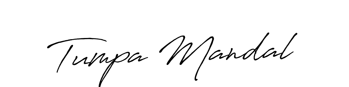 Use a signature maker to create a handwritten signature online. With this signature software, you can design (Antro_Vectra_Bolder) your own signature for name Tumpa Mandal. Tumpa Mandal signature style 7 images and pictures png