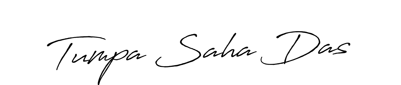 This is the best signature style for the Tumpa Saha Das name. Also you like these signature font (Antro_Vectra_Bolder). Mix name signature. Tumpa Saha Das signature style 7 images and pictures png