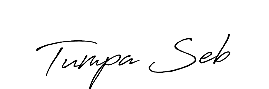 Once you've used our free online signature maker to create your best signature Antro_Vectra_Bolder style, it's time to enjoy all of the benefits that Tumpa Seb name signing documents. Tumpa Seb signature style 7 images and pictures png