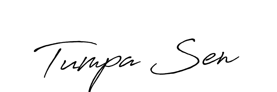 Also we have Tumpa Sen name is the best signature style. Create professional handwritten signature collection using Antro_Vectra_Bolder autograph style. Tumpa Sen signature style 7 images and pictures png