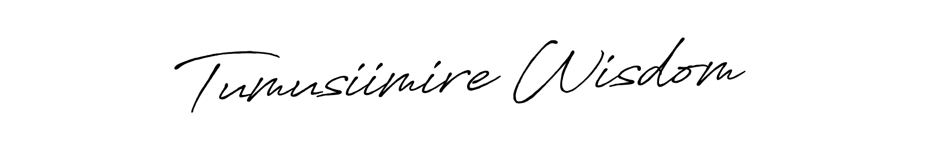 The best way (Antro_Vectra_Bolder) to make a short signature is to pick only two or three words in your name. The name Tumusiimire Wisdom include a total of six letters. For converting this name. Tumusiimire Wisdom signature style 7 images and pictures png