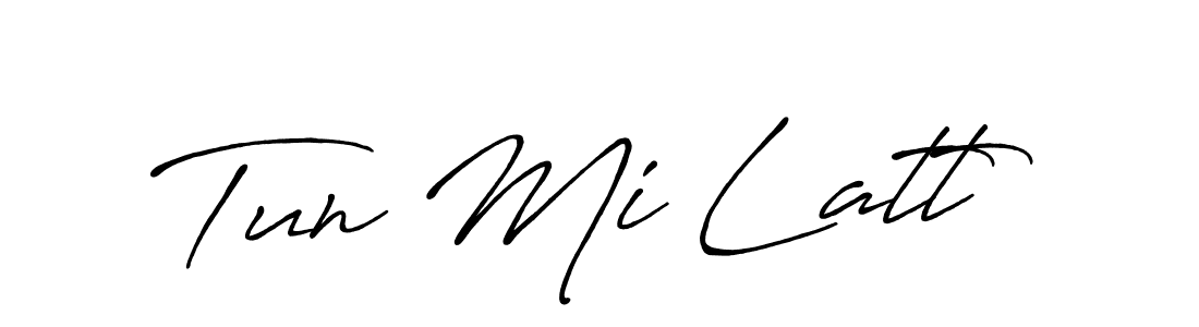 Make a beautiful signature design for name Tun Mi Latt. Use this online signature maker to create a handwritten signature for free. Tun Mi Latt signature style 7 images and pictures png