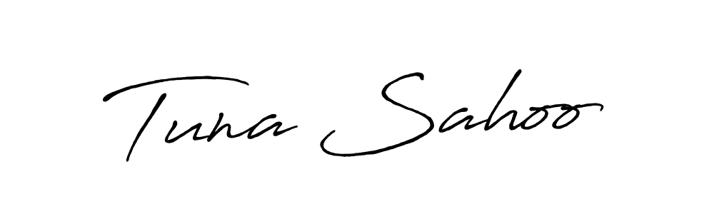 This is the best signature style for the Tuna Sahoo name. Also you like these signature font (Antro_Vectra_Bolder). Mix name signature. Tuna Sahoo signature style 7 images and pictures png