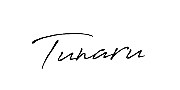 Once you've used our free online signature maker to create your best signature Antro_Vectra_Bolder style, it's time to enjoy all of the benefits that Tunaru name signing documents. Tunaru signature style 7 images and pictures png