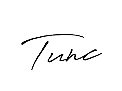 How to make Tunc name signature. Use Antro_Vectra_Bolder style for creating short signs online. This is the latest handwritten sign. Tunc signature style 7 images and pictures png