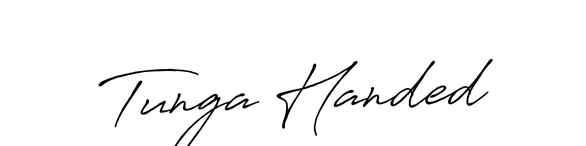 Make a beautiful signature design for name Tunga Handed. Use this online signature maker to create a handwritten signature for free. Tunga Handed signature style 7 images and pictures png