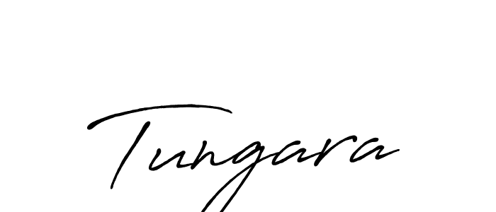 How to make Tungara name signature. Use Antro_Vectra_Bolder style for creating short signs online. This is the latest handwritten sign. Tungara signature style 7 images and pictures png