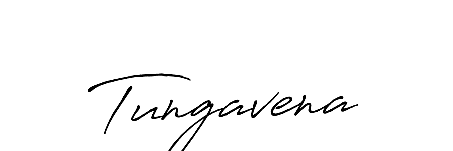 Use a signature maker to create a handwritten signature online. With this signature software, you can design (Antro_Vectra_Bolder) your own signature for name Tungavena. Tungavena signature style 7 images and pictures png