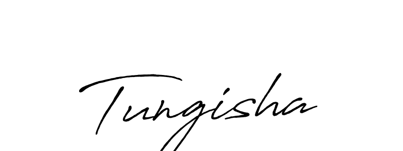 Create a beautiful signature design for name Tungisha. With this signature (Antro_Vectra_Bolder) fonts, you can make a handwritten signature for free. Tungisha signature style 7 images and pictures png