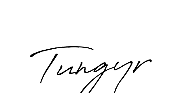 Make a beautiful signature design for name Tungyr. With this signature (Antro_Vectra_Bolder) style, you can create a handwritten signature for free. Tungyr signature style 7 images and pictures png