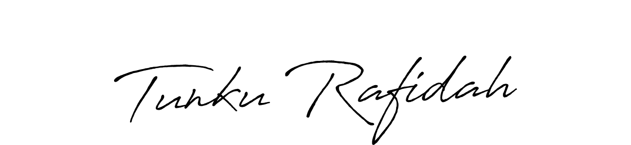 Also we have Tunku Rafidah name is the best signature style. Create professional handwritten signature collection using Antro_Vectra_Bolder autograph style. Tunku Rafidah signature style 7 images and pictures png