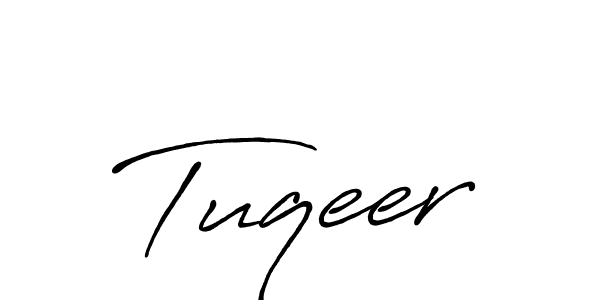 Tuqeer stylish signature style. Best Handwritten Sign (Antro_Vectra_Bolder) for my name. Handwritten Signature Collection Ideas for my name Tuqeer. Tuqeer signature style 7 images and pictures png