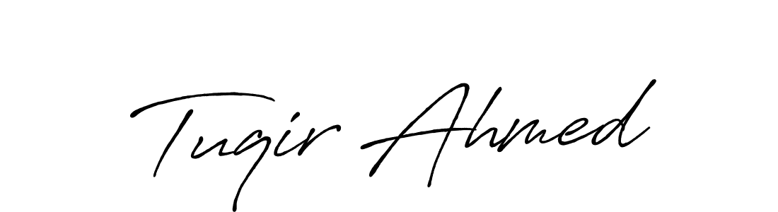 Make a beautiful signature design for name Tuqir Ahmed. Use this online signature maker to create a handwritten signature for free. Tuqir Ahmed signature style 7 images and pictures png