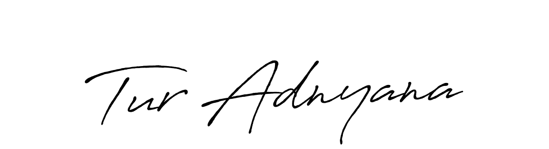 How to Draw Tur Adnyana signature style? Antro_Vectra_Bolder is a latest design signature styles for name Tur Adnyana. Tur Adnyana signature style 7 images and pictures png