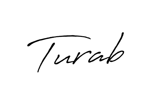 Antro_Vectra_Bolder is a professional signature style that is perfect for those who want to add a touch of class to their signature. It is also a great choice for those who want to make their signature more unique. Get Turab name to fancy signature for free. Turab signature style 7 images and pictures png