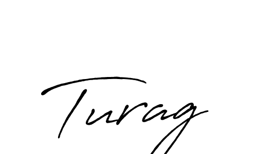 Design your own signature with our free online signature maker. With this signature software, you can create a handwritten (Antro_Vectra_Bolder) signature for name Turag. Turag signature style 7 images and pictures png