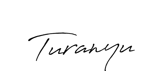 You should practise on your own different ways (Antro_Vectra_Bolder) to write your name (Turanyu) in signature. don't let someone else do it for you. Turanyu signature style 7 images and pictures png