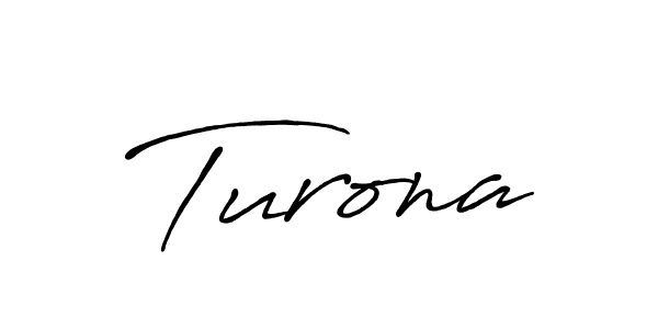 Design your own signature with our free online signature maker. With this signature software, you can create a handwritten (Antro_Vectra_Bolder) signature for name Turona. Turona signature style 7 images and pictures png