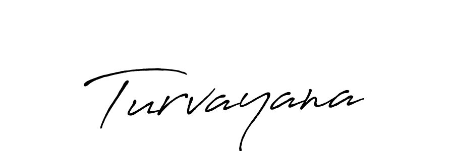 How to Draw Turvayana signature style? Antro_Vectra_Bolder is a latest design signature styles for name Turvayana. Turvayana signature style 7 images and pictures png