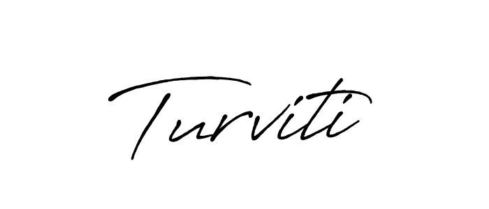 if you are searching for the best signature style for your name Turviti. so please give up your signature search. here we have designed multiple signature styles  using Antro_Vectra_Bolder. Turviti signature style 7 images and pictures png