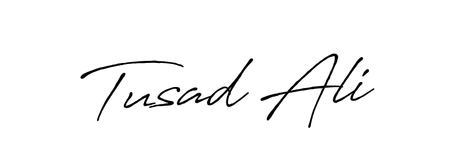 if you are searching for the best signature style for your name Tusad Ali. so please give up your signature search. here we have designed multiple signature styles  using Antro_Vectra_Bolder. Tusad Ali signature style 7 images and pictures png