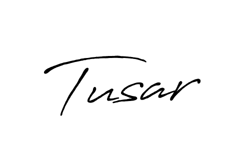 Make a beautiful signature design for name Tusar. With this signature (Antro_Vectra_Bolder) style, you can create a handwritten signature for free. Tusar signature style 7 images and pictures png