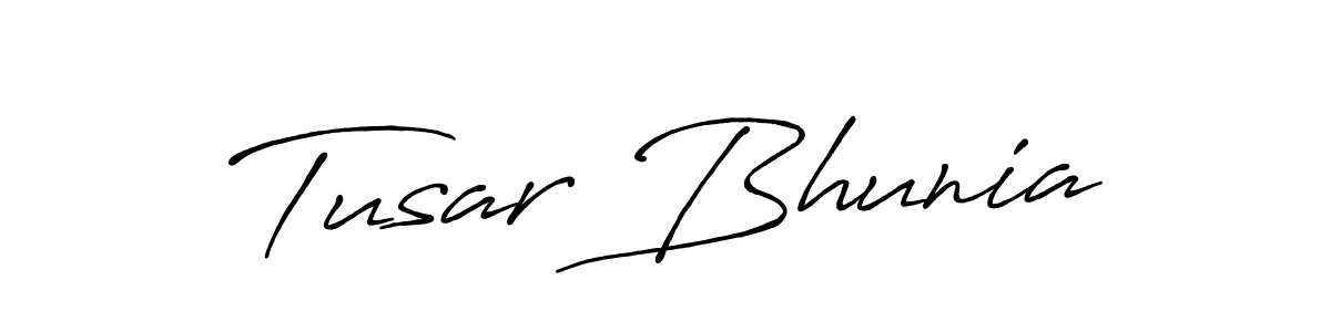 Antro_Vectra_Bolder is a professional signature style that is perfect for those who want to add a touch of class to their signature. It is also a great choice for those who want to make their signature more unique. Get Tusar Bhunia name to fancy signature for free. Tusar Bhunia signature style 7 images and pictures png